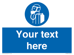 Custom use self contained breathing appliance